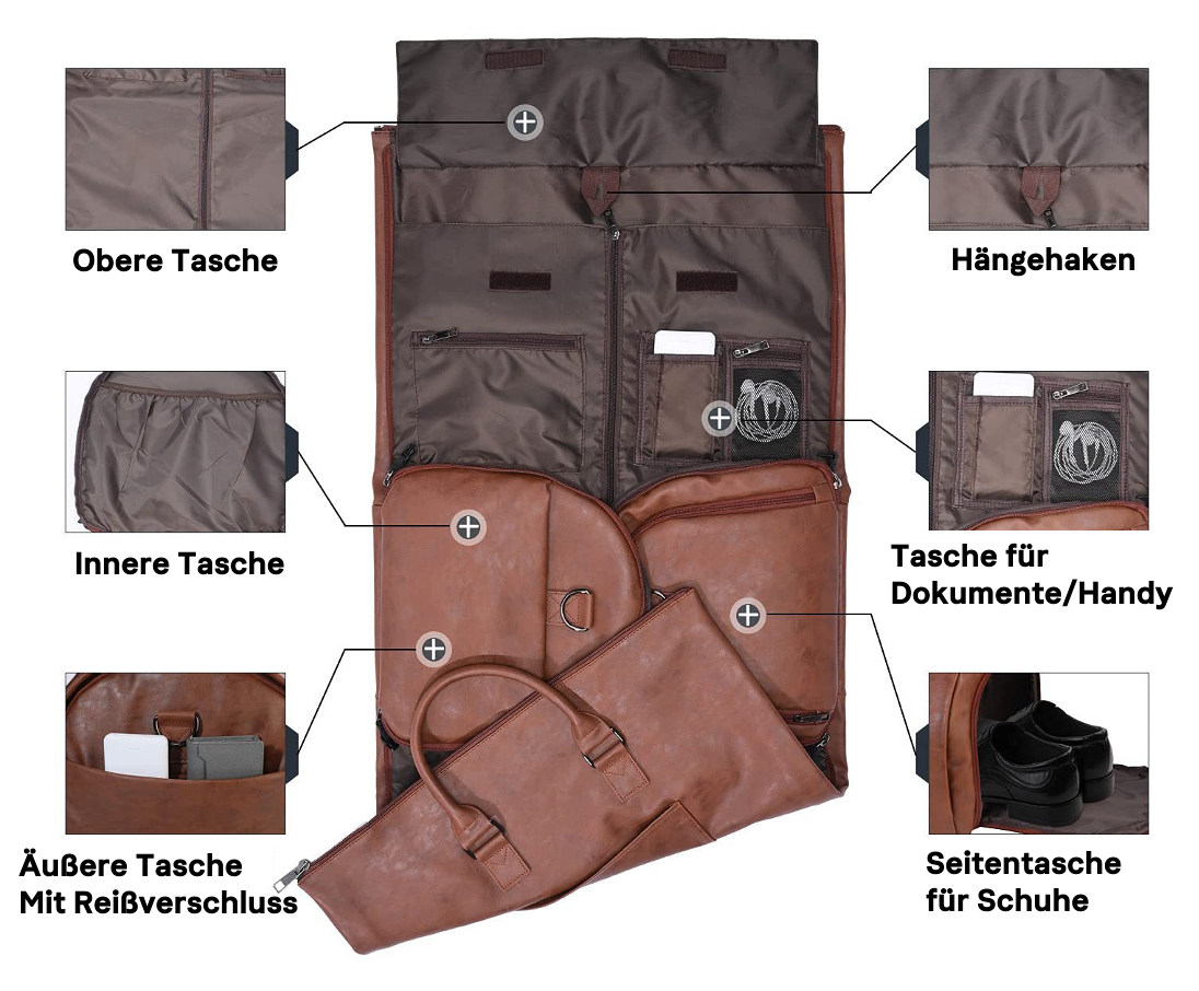 Feelwonder® Faltbare Reisetasche