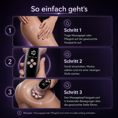 Feelwonder® Anti Cellulite &amp; Lipödem Massagegerät - Pro Edition